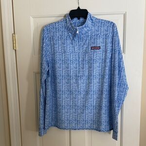 Vineyard Vines Blue Chevron Shep Shirt NWT